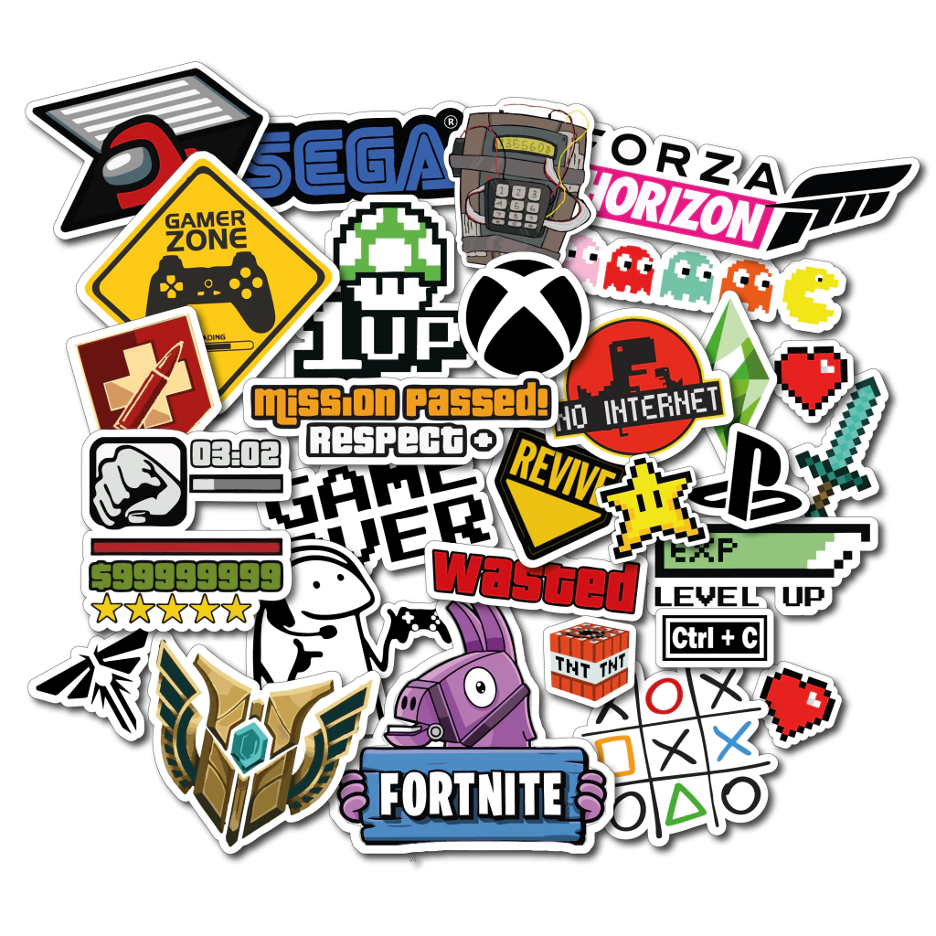 Plancha de Stickers resistentes al agua (personalizados)